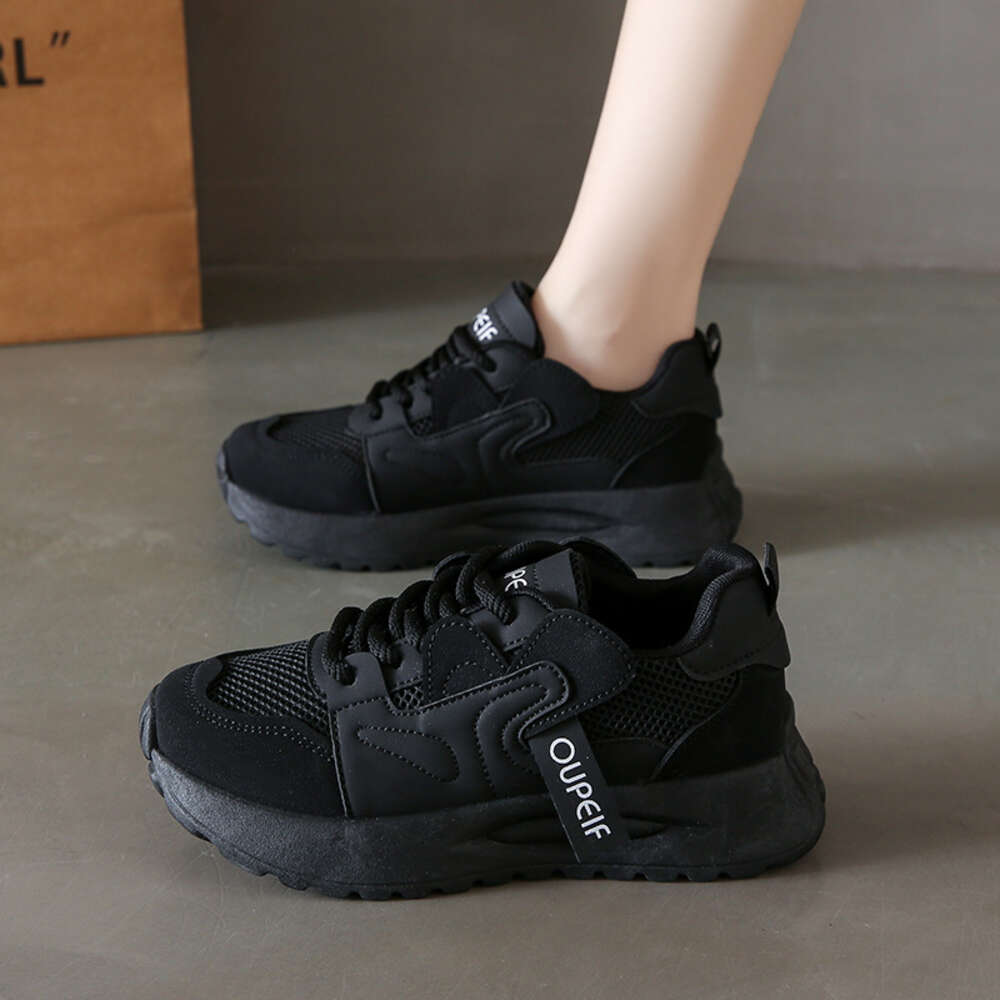 Ddmysports Summer New Korean Breathable Dad Instagram Student Casual Thick Sole Running Shoes Female XFG OUTDOOR
