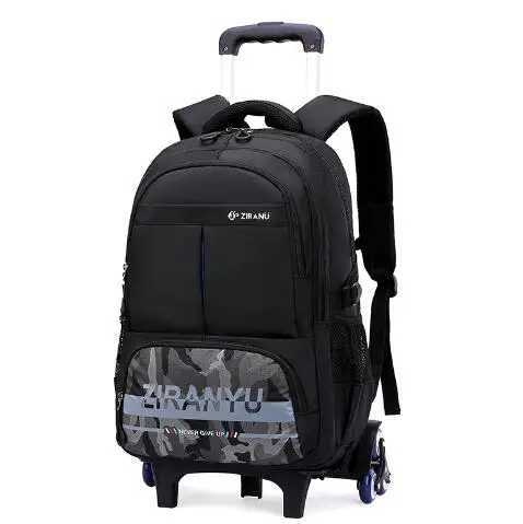 Boys Rolling Backpacks for Kids School Large Capacity Wheeled Bookbags Elementary School Bags Back Packs with 2 Wheels 6 Wheels Y240820