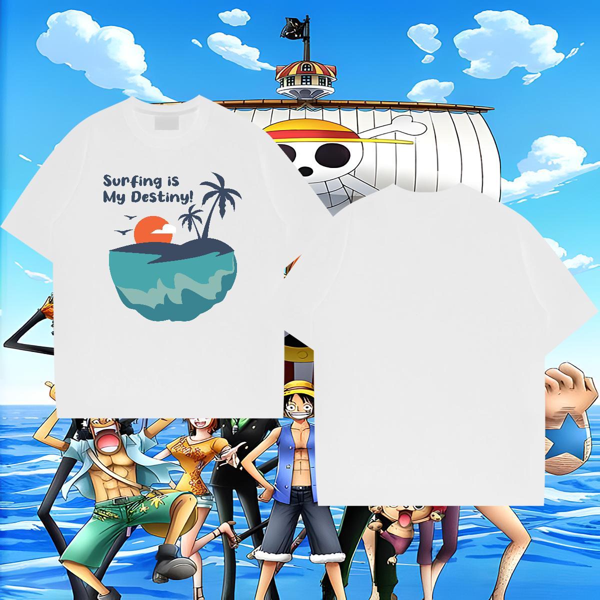 Loose Men Tees Casual 230g 100% Cotton Black White O-Neck Short Sleeve sea Man T Shirts Custom Tshirts