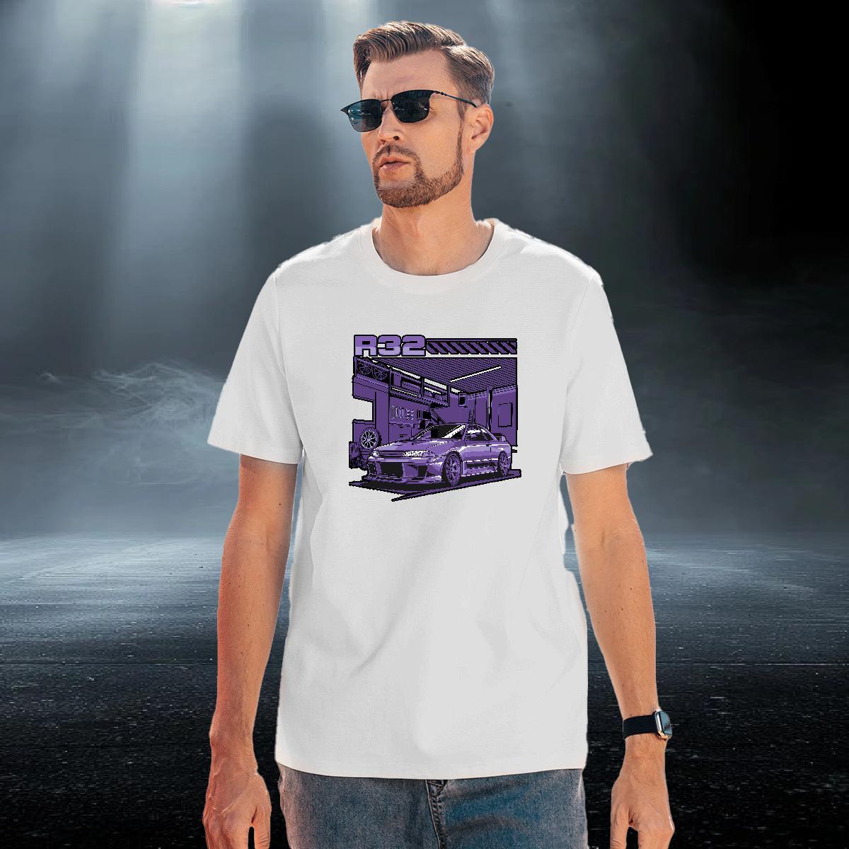 Popular Couples T Shirts Casual Beach 230g Cotton Custom Print Oversized Breathable Crew Neck beach T-Shirts New Tops