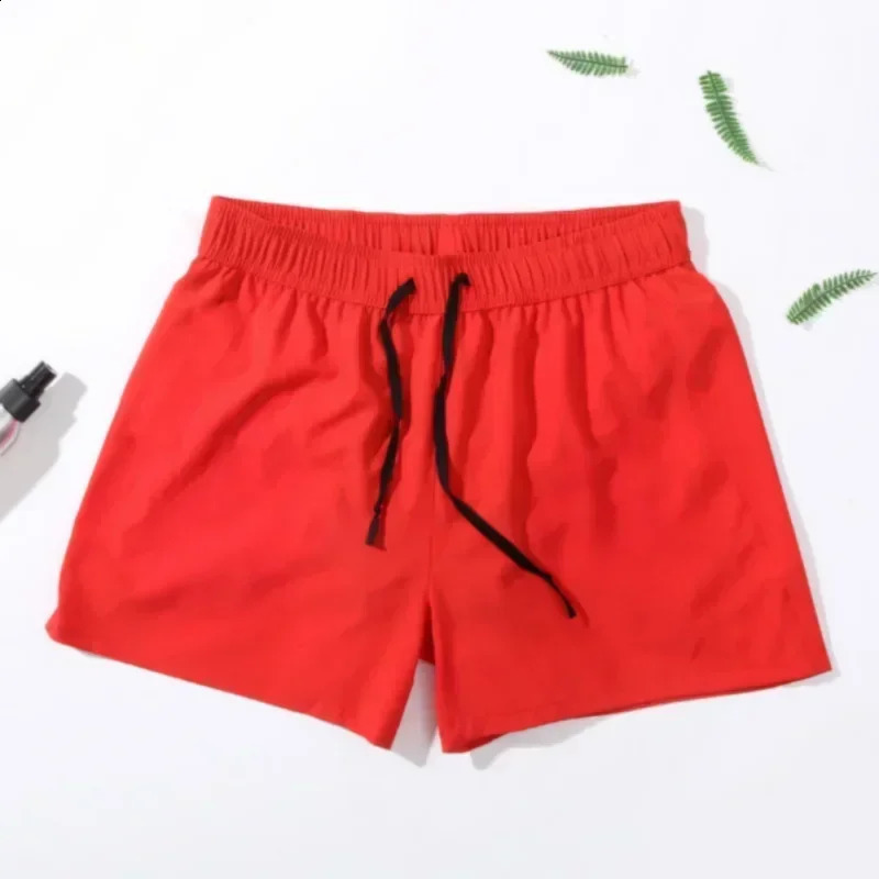 Running cargo short leg quick drying beach mens sports shorts elastic jogging casual pants 240819