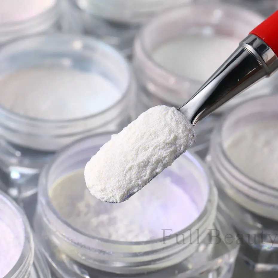 12pcs Aurora Pearl Nail Glitter Powder Mirror Effect Pigment Chrome Rubbing Dip Fine Dust Gradient Manicure Decoration LAF-031XJ240815