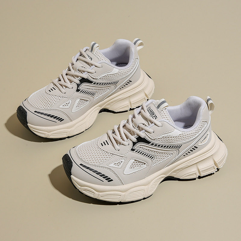 Ddmysports Autumn Ins Korean Edition New Couple Dad Women S Sports Running Casual Thick Soled Eight Increasing Shoes Y OUTDOOR