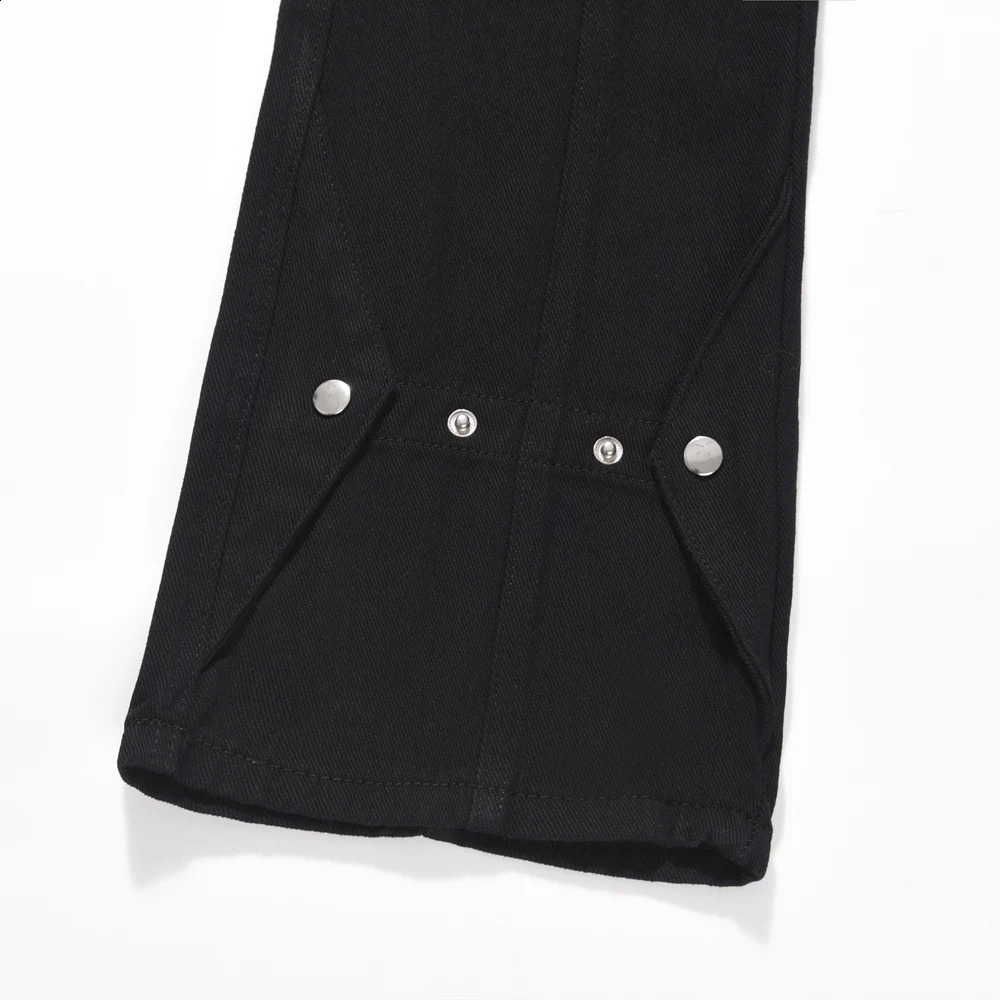 Black Skinny Jeans Men Streetwear Fit Solid Simple Trousers Slim Autumn Casual Fashion Y2k Style Korean High Street Denim Pants 240819