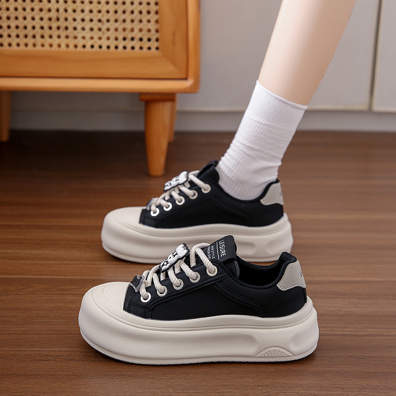 Ddmysports Little White Women S Autumn New Korean Edition Ins Female Student Casual Sports Versatile Board Shoes Street Shot MXD OUTDOOR
