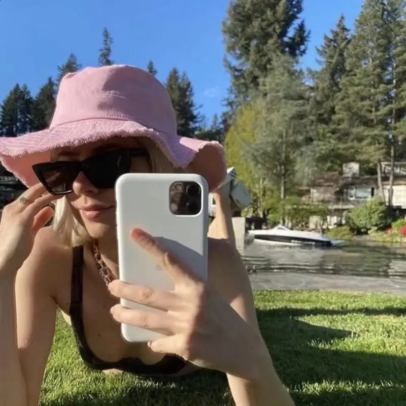 Womens Fashion Summer Bucket Hat Bob Chapeau Bucket Hat Climbing Outdoor Sports Sunscreen Fishermans Hat Womens Chapeau 240805