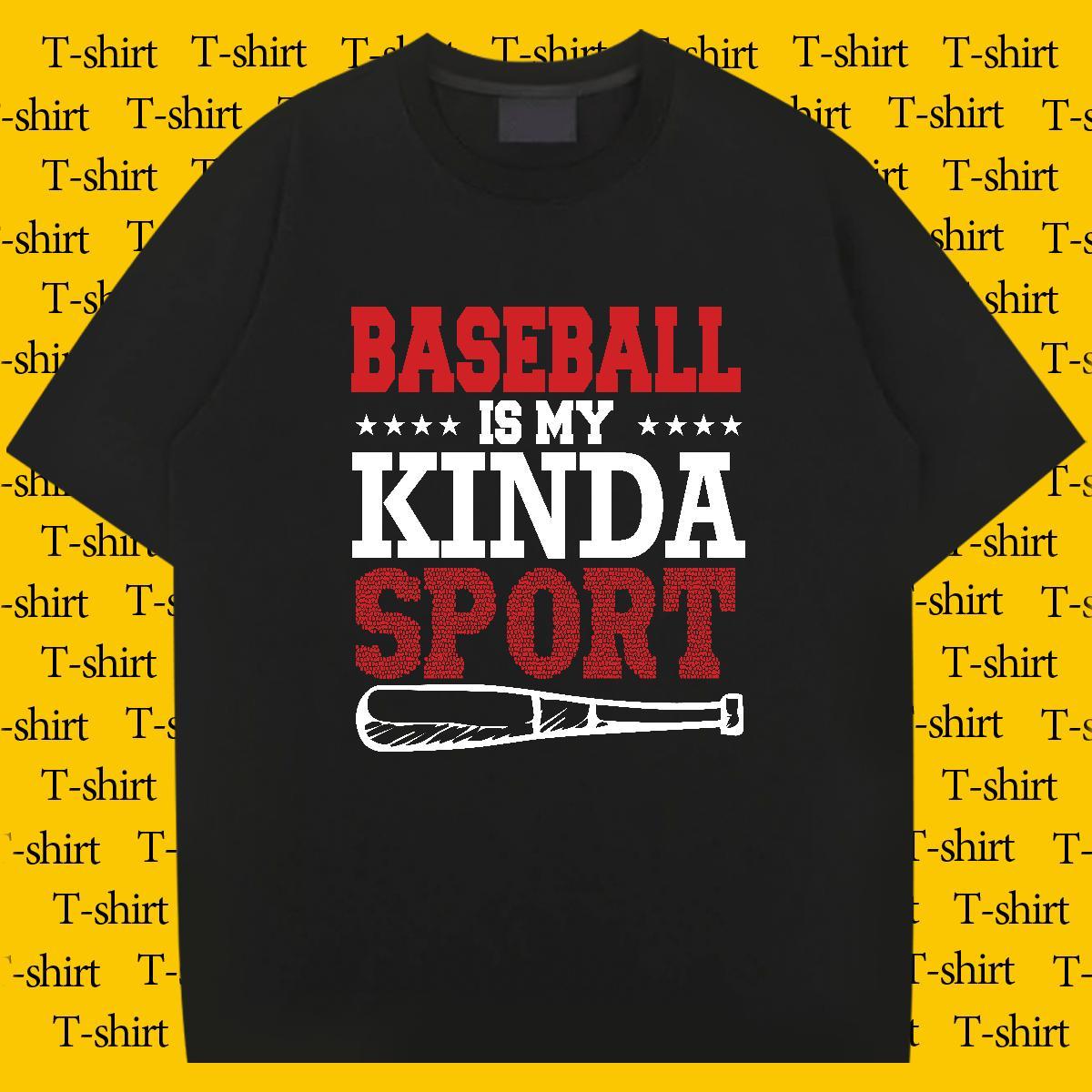 High Quality Men Clothes T-Shirt Casual Daily Wear 230g 100% Cotton Custom Printed Breathable Short Sleeve baseball T Shirts Men DIY Tees Shirts