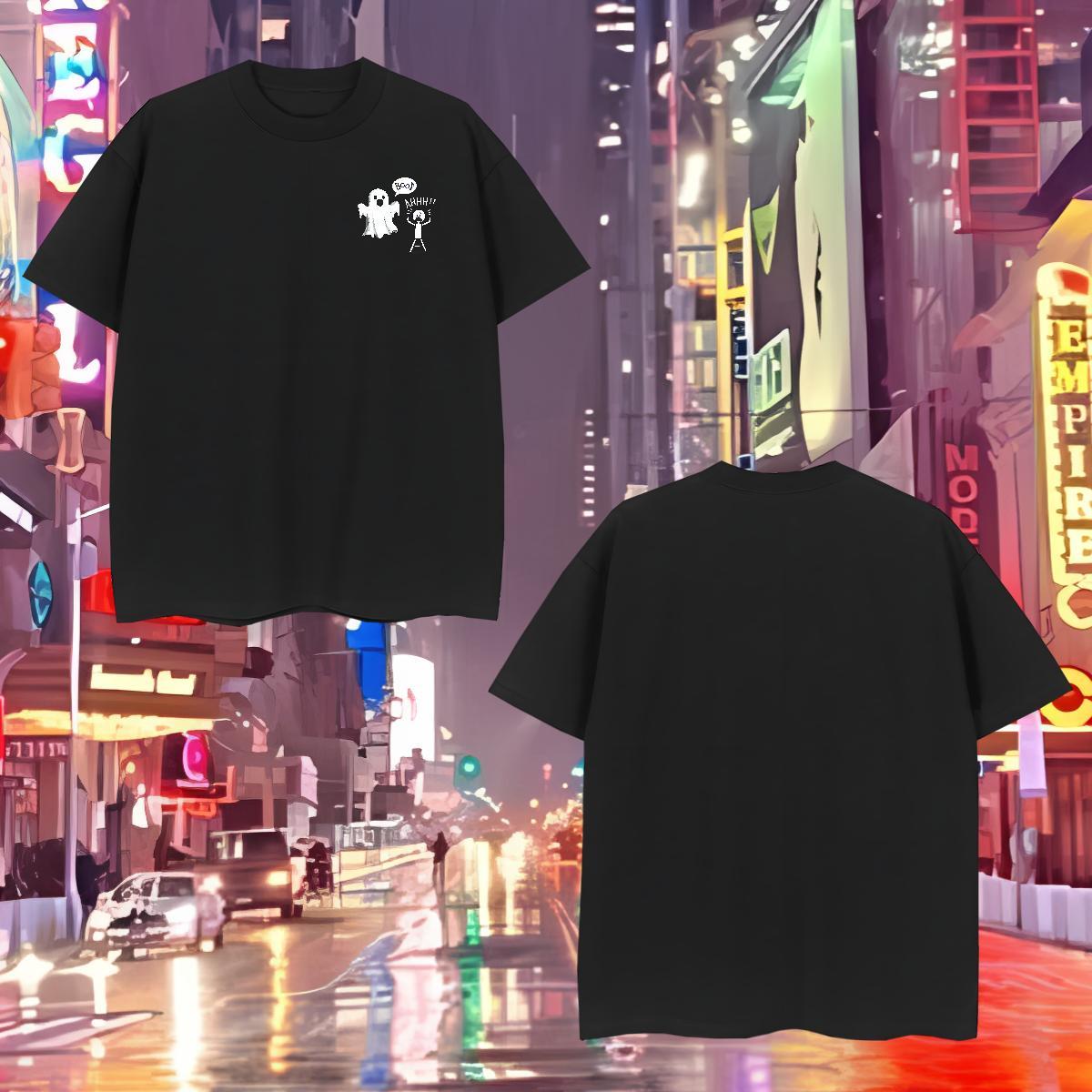 Factory Direct Men Tshirts monster Outdoor 230g Pure Cotton Clothings Breathable Short Sleeve Comfortable Man T Shirts Custom Anime