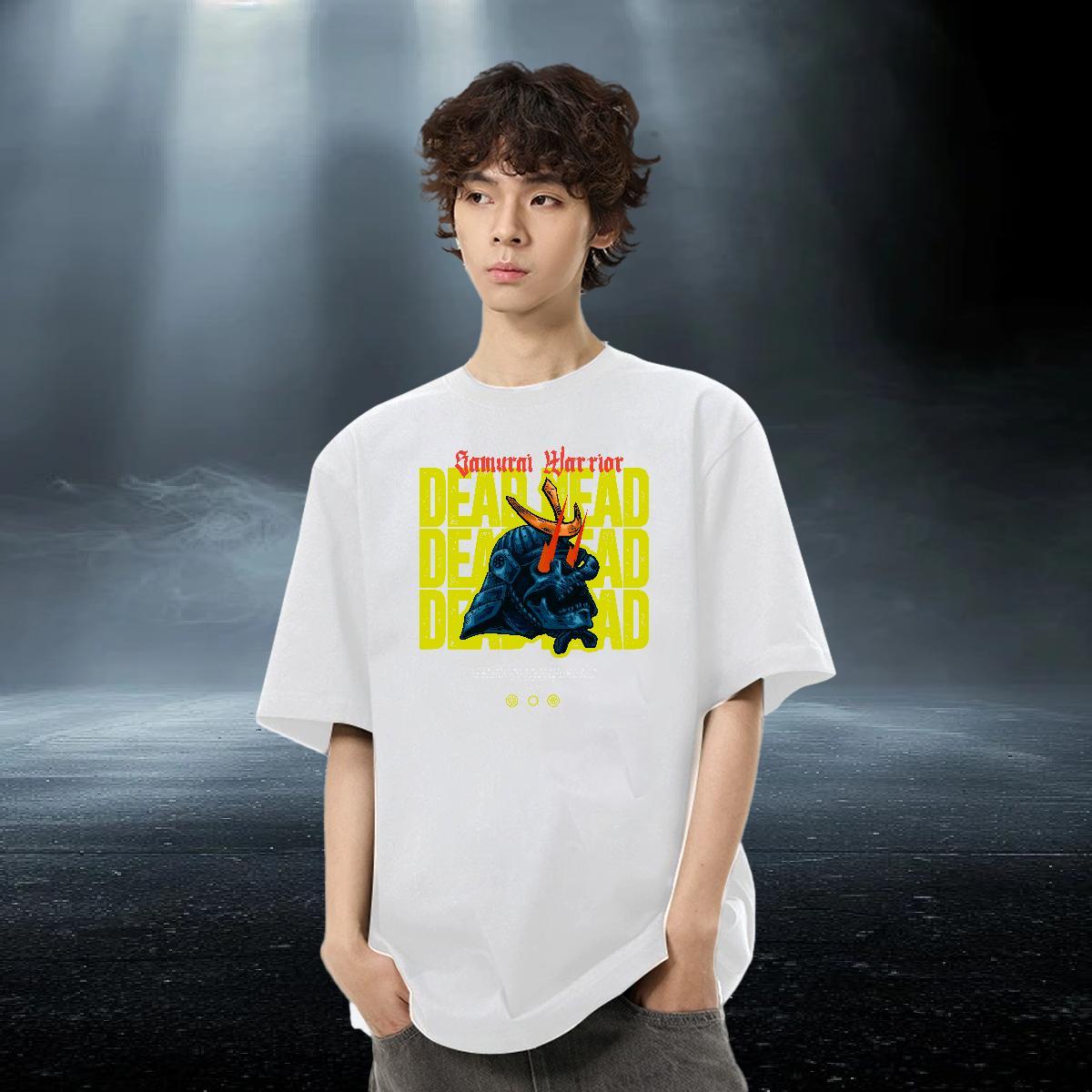 Popular Men Clothes T-Shirt Daily Wear 230g 100% Cotton Custom Print Plus Size Breathable Short Sleeve letter Men T Shirts Stylist Tee Shirt