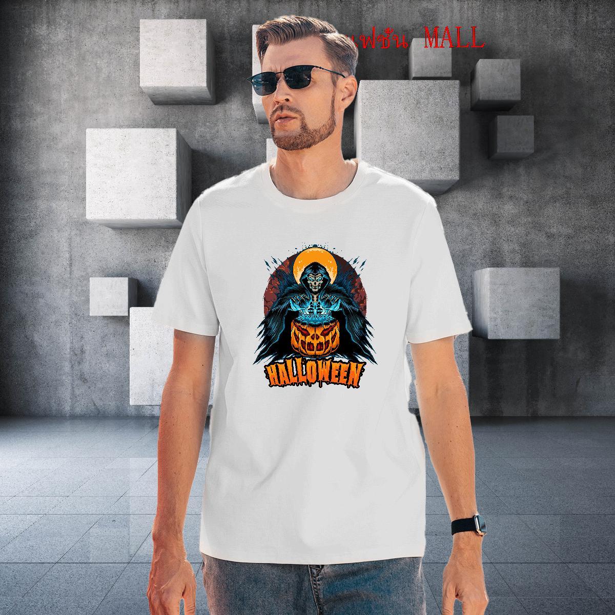 High Quality Man T Shirts halloween O-Neck Short Sleeve Hip Hop Oversized 3XL 4XL 230g Cotton Men Tops Tees Free Shipping Clothes