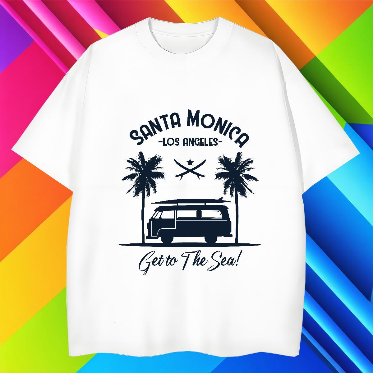 High Quality sea 100% Cotton 230g Tshirts Spring Summer Breathable Short Sleeve T shirt New Arrival Custom Big Size Tops