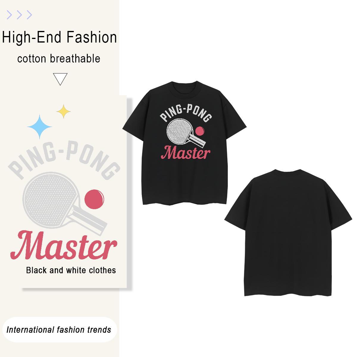 Loose monogram 230g 100% Cotton Tshirts Spring Summer Breathable Short Sleeve T shirt Casual New Anime Print Tees