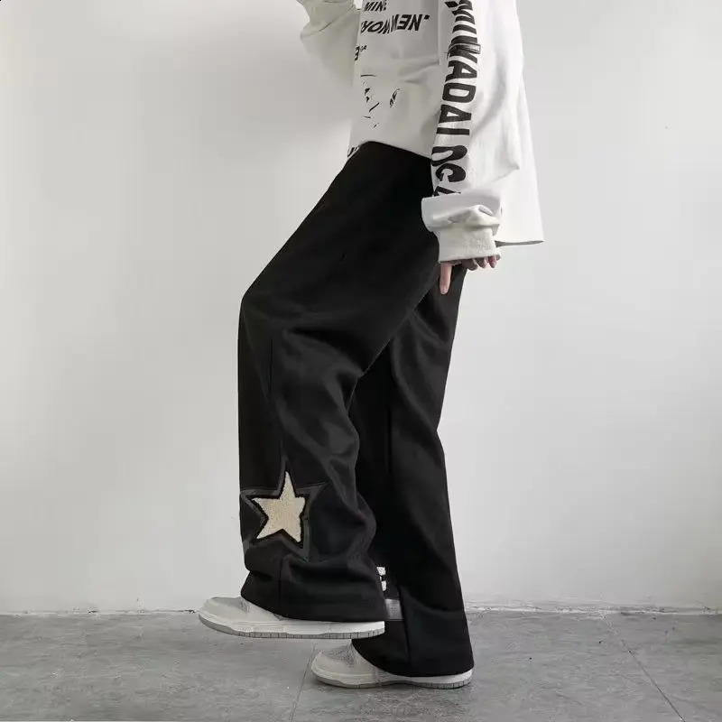 Hanging Tencel Lyocell work pants mens straight thin casualleg loose summer thin casual pants American retro pants 240814