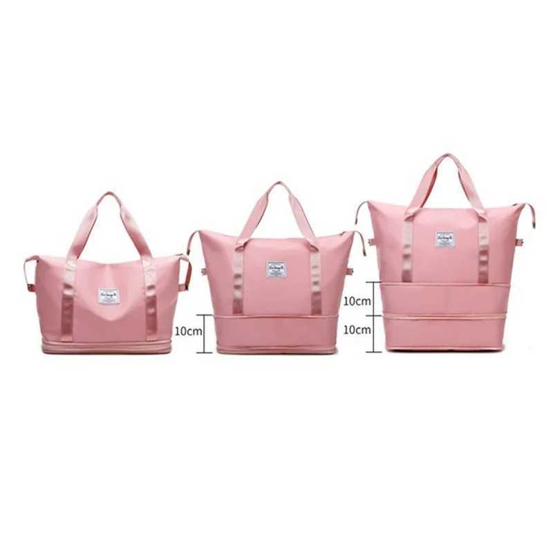 Folding Travel Bags Waterproof Tote Travel Luggage Bags For Women Large Capacity Multifunctional Travel Duffle Bags Handbag CL240820