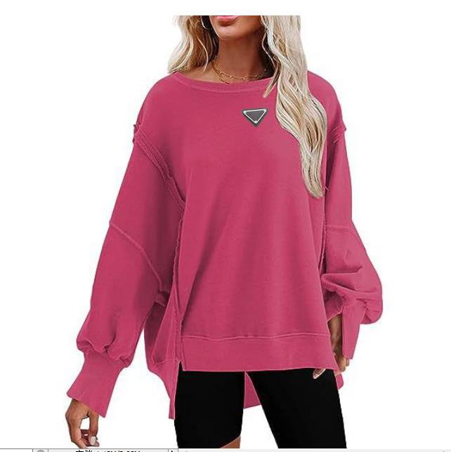Hoodies Perfect Oversized 2025 Black Blue Womens Designers Hoodys Sweater Sports Round Neck Long Sleeve Casual Loose Sweatshirts