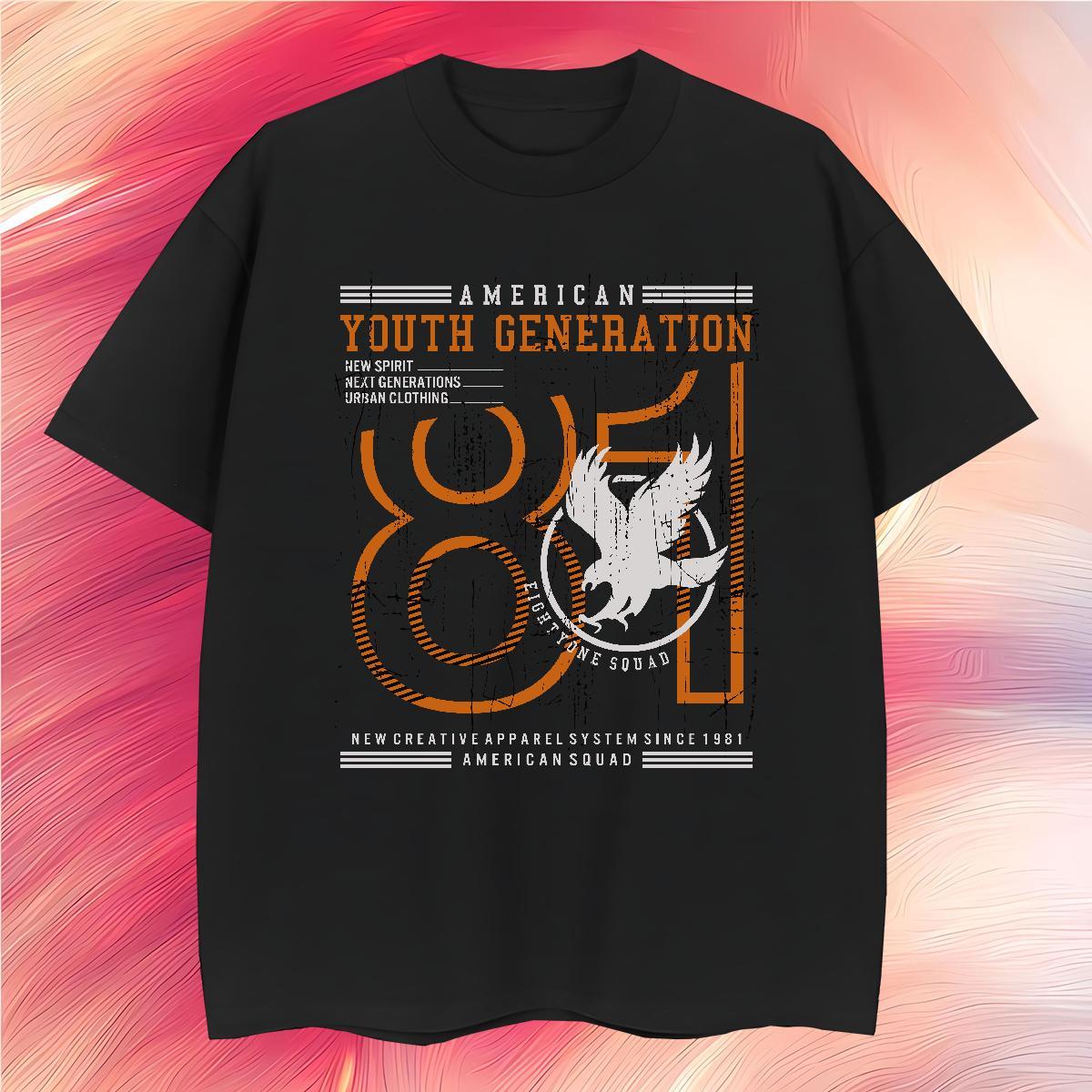 Comfortable number 230g Cotton Men Tshirts Outdoor Breathable Soft Men T Shirts Custom Graphic Wear
