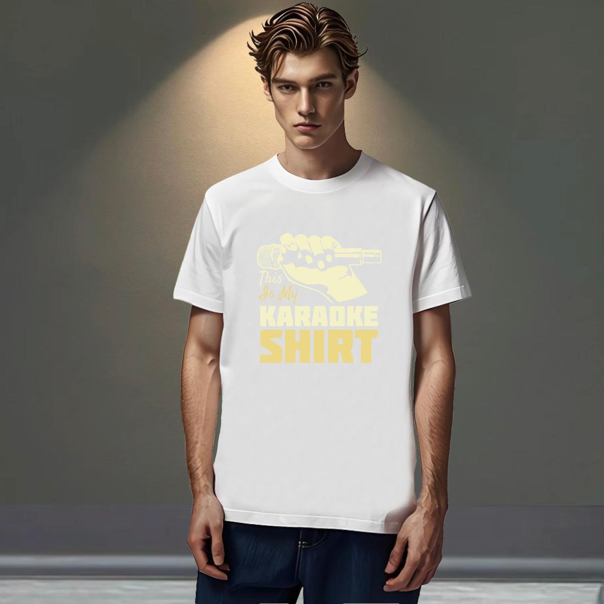Designer Men Clothes T-Shirt Street wear Hip Hop 100% Cotton 230g Custom Printed Breathable karaoke Men T Shirts Casual New Clothings