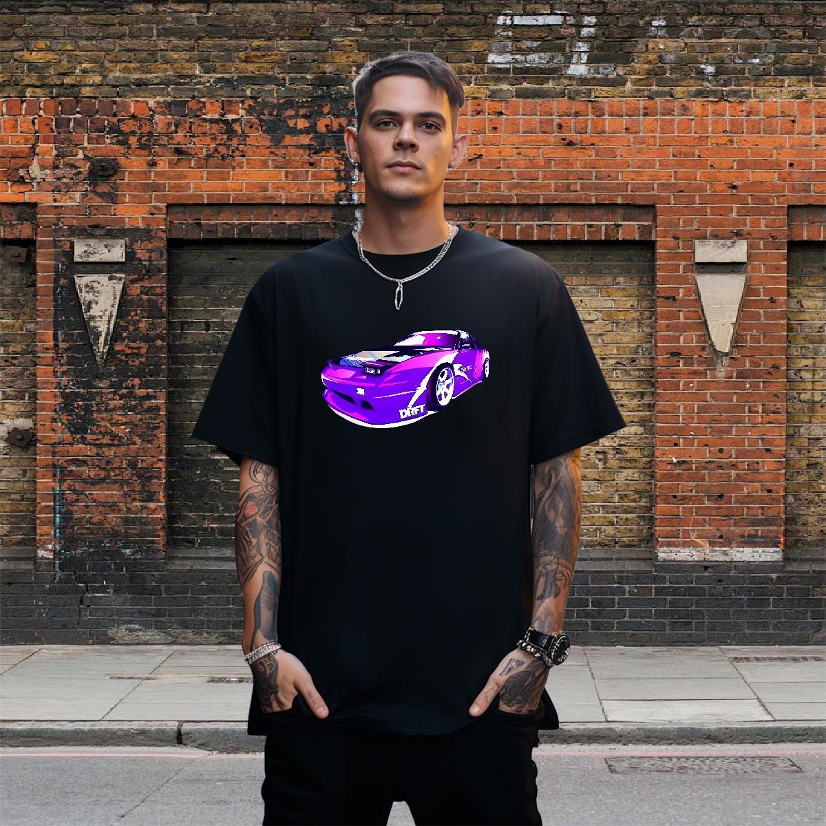 Free Shipping Mens Tshirts Daily Outfit 230g Cotton Asian Size Short Sleeve O-Neck beach T shirt Stylist Clothings