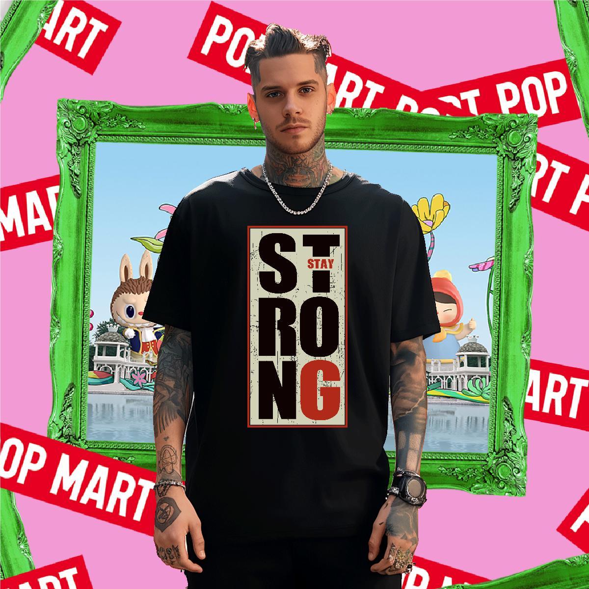 Comfortable strong 230g Pure Cotton Mens Tshirts Daily Outfit Short Sleeve Soft T Shirts Men Fashion New Custom Anime Top Tees