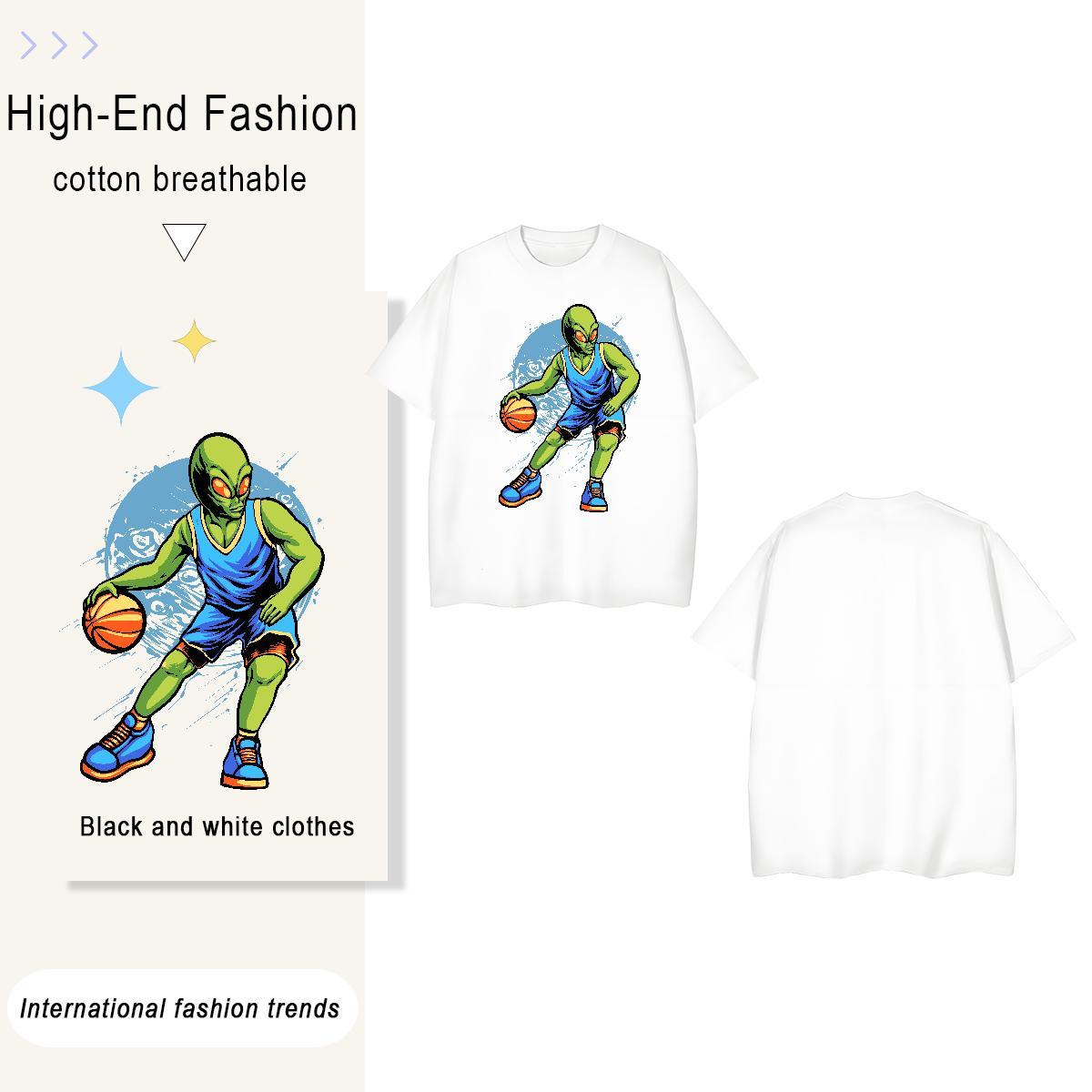 Designer ET 230g Pure Cotton Tshirt for Man Woman Street Casual Crew Neck Breathable Mens T Shirts Classic Casual DIY Logo Oversized Polos