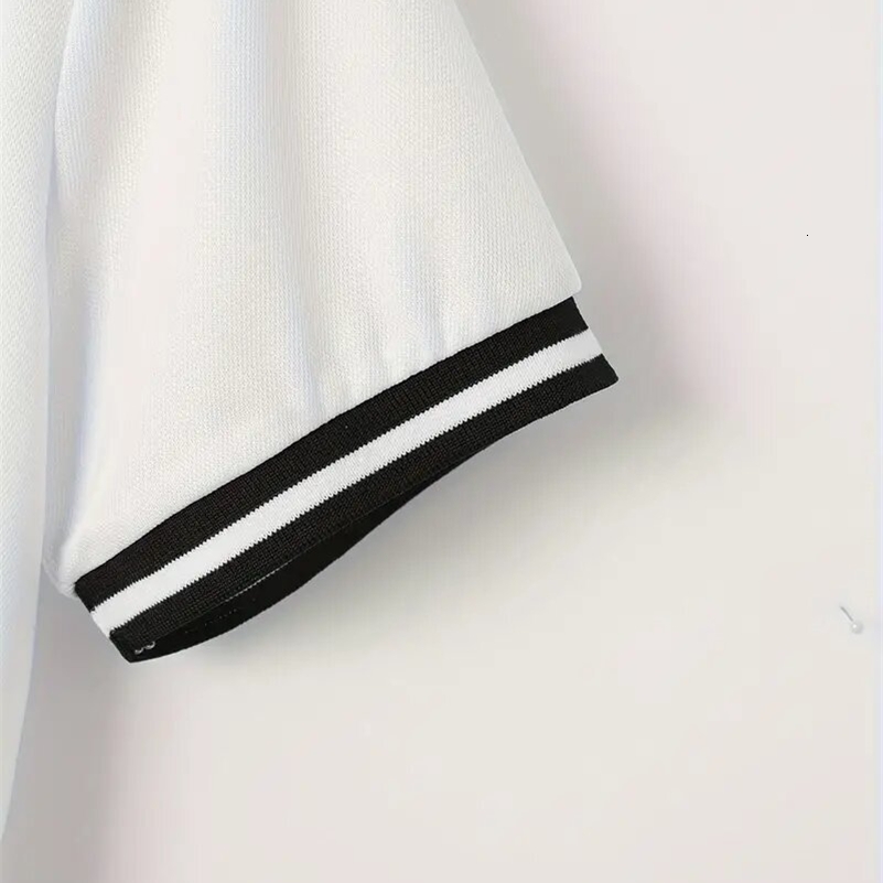 Mens summer fashion classic solid color threaded stand up collar polo shirt button mens casual versatile sports polo shirt 240819