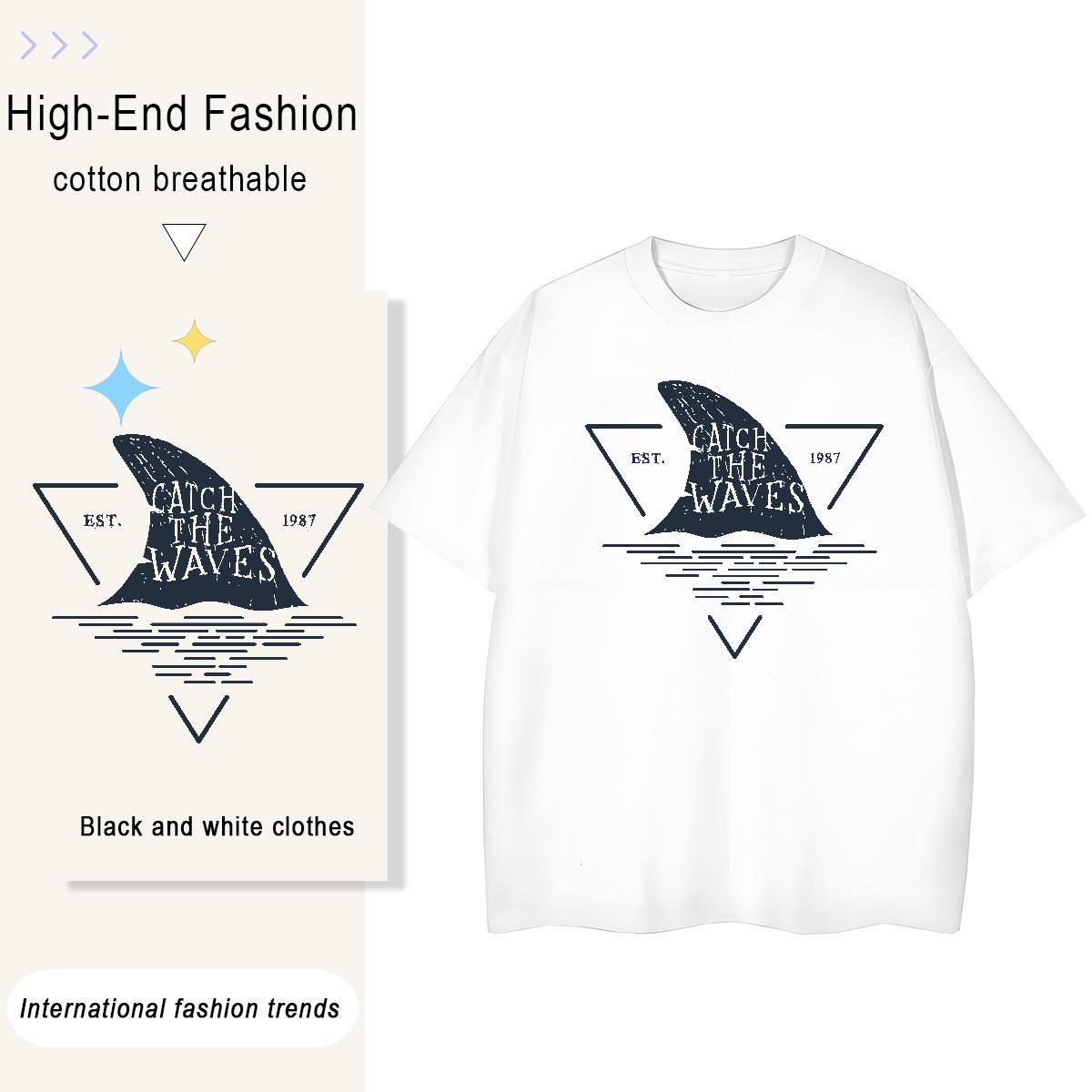 2024 Woman Tshirt Sport Breathable Crew Neck Tops Tees Brand 230g Pure Cotton Lines Plus Size Cartoon Womens T Shirts