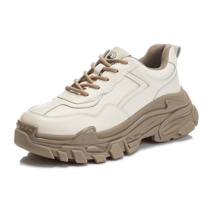 Ddmysports Sports In The Autumn Of New Casual Dad Women Versatile Running And Sports Genuine Leather Shoes For Trend OUTDOOR