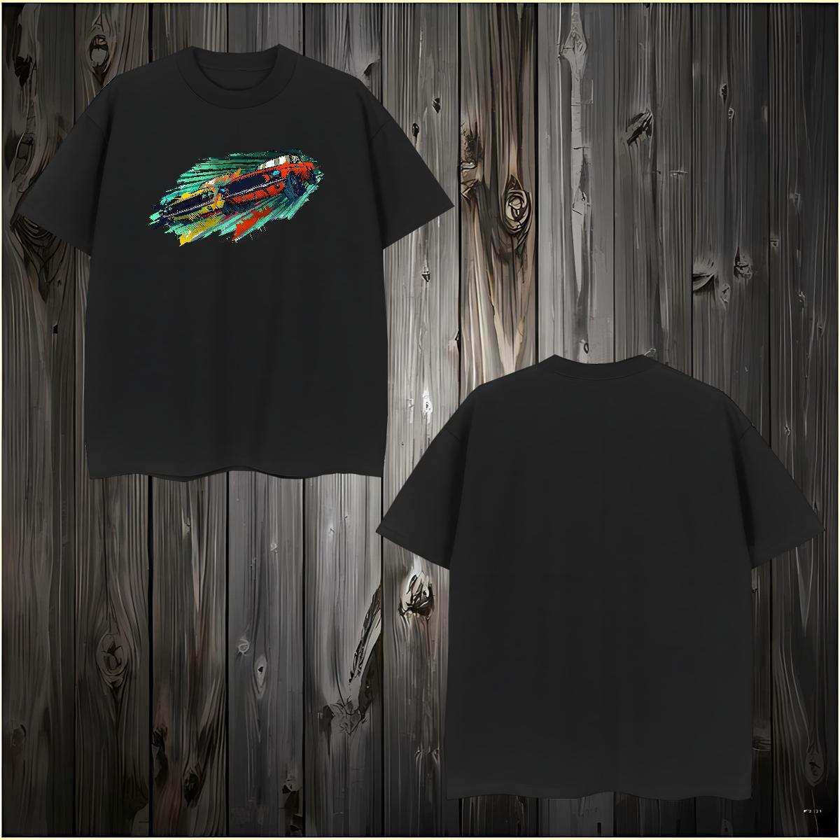 Soft car T Shirt For Man Spring Summer Men Clothes T-Shirt 230g Cotton Custom Breathable Soft Customized Print Tees Shirts