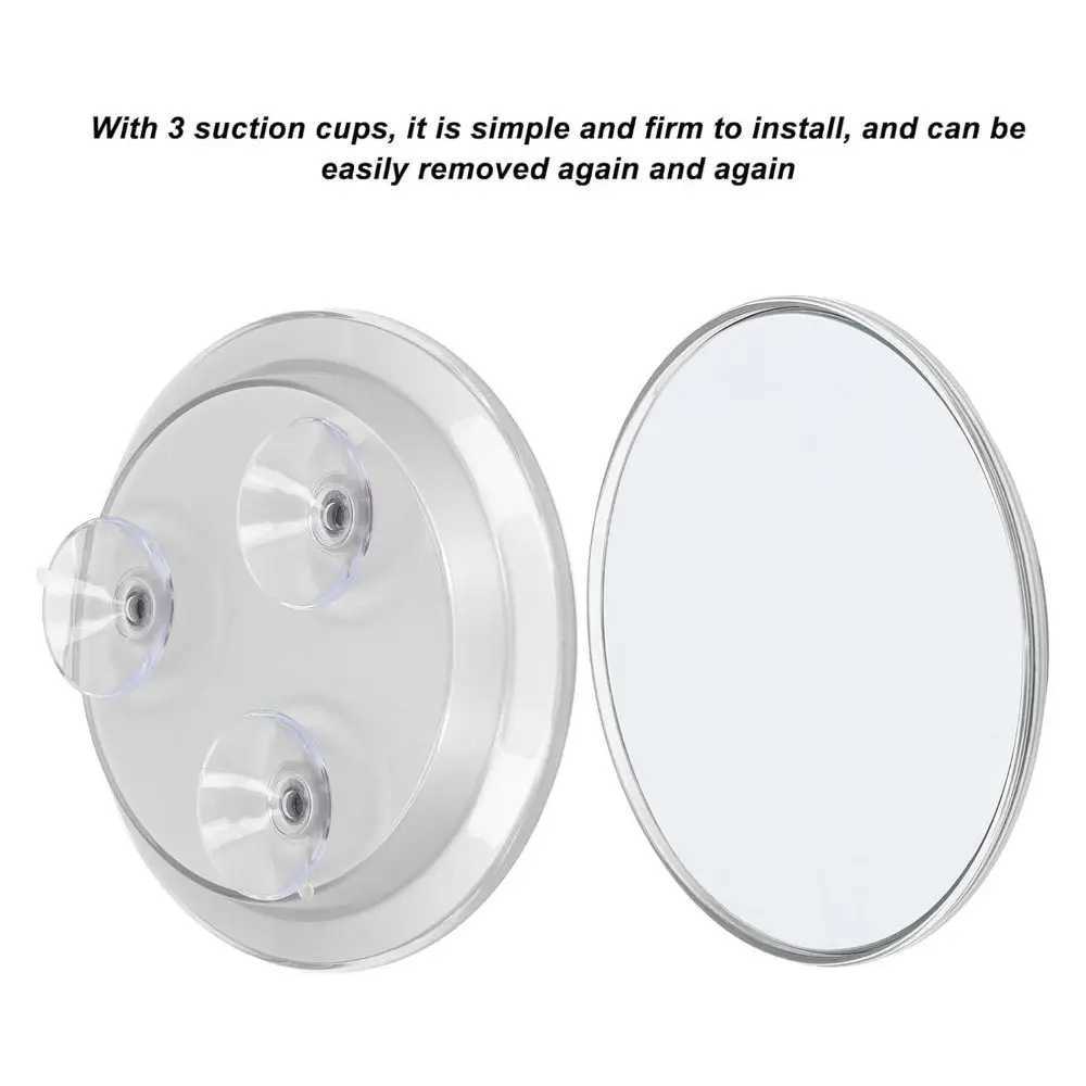 Remove Acne Pores Makeup Mirror Round Shape With 3 Suction Cups 5/10/20/30x Magnifying Mirror ABS White Cosmetics Mirror Girl Y240819
