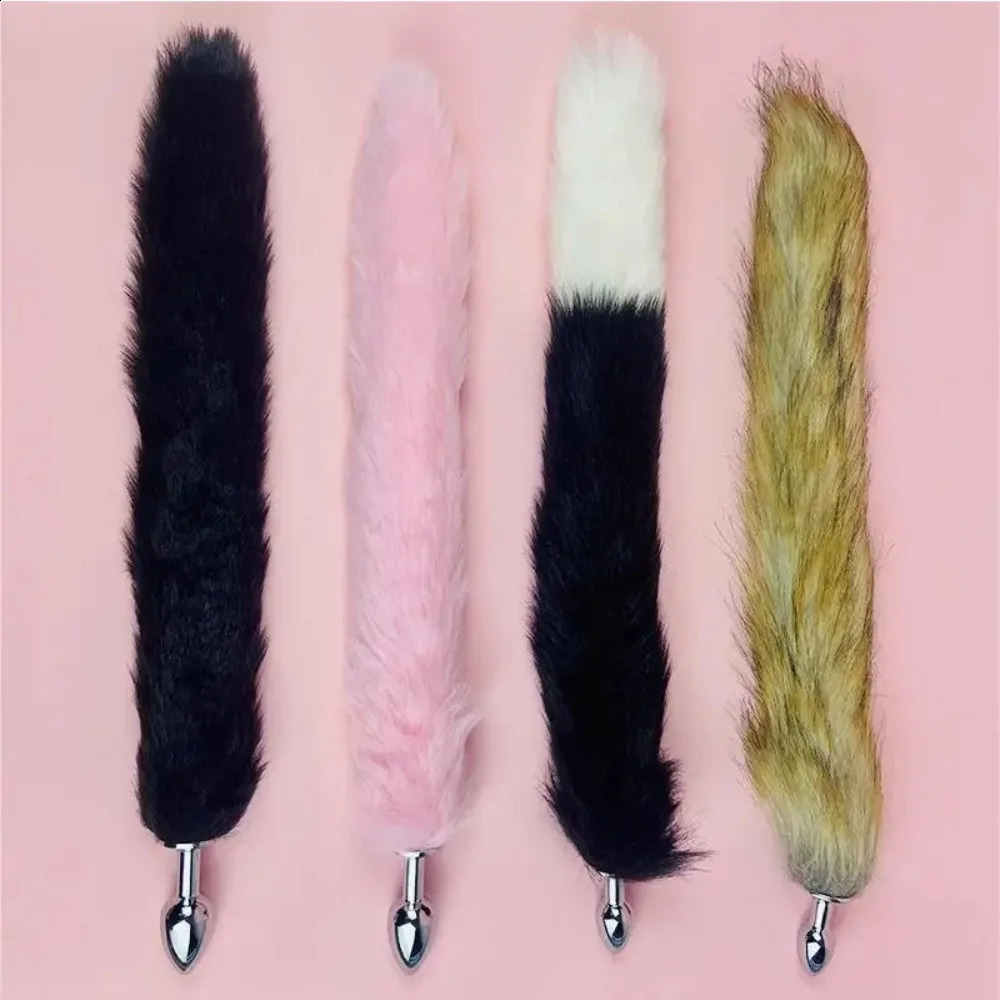 Small 1.82.2cm Fox Tail Sex Toys Anal Plug Role-playing Adult Game Couple Training Rabbit Tail Butt Plug Anal Toys for Couple 240813