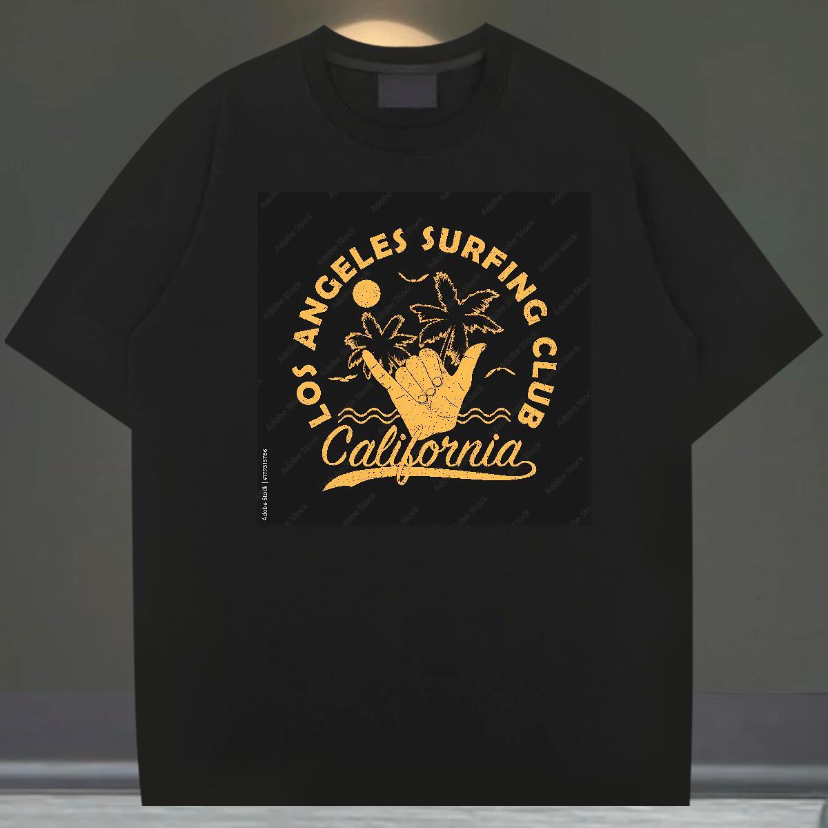 TOP Quality Couples T Shirts Spring Summer 230g Cotton Anime Crew Neck Breathable bar Man T Shirts Fashion Designer Polos