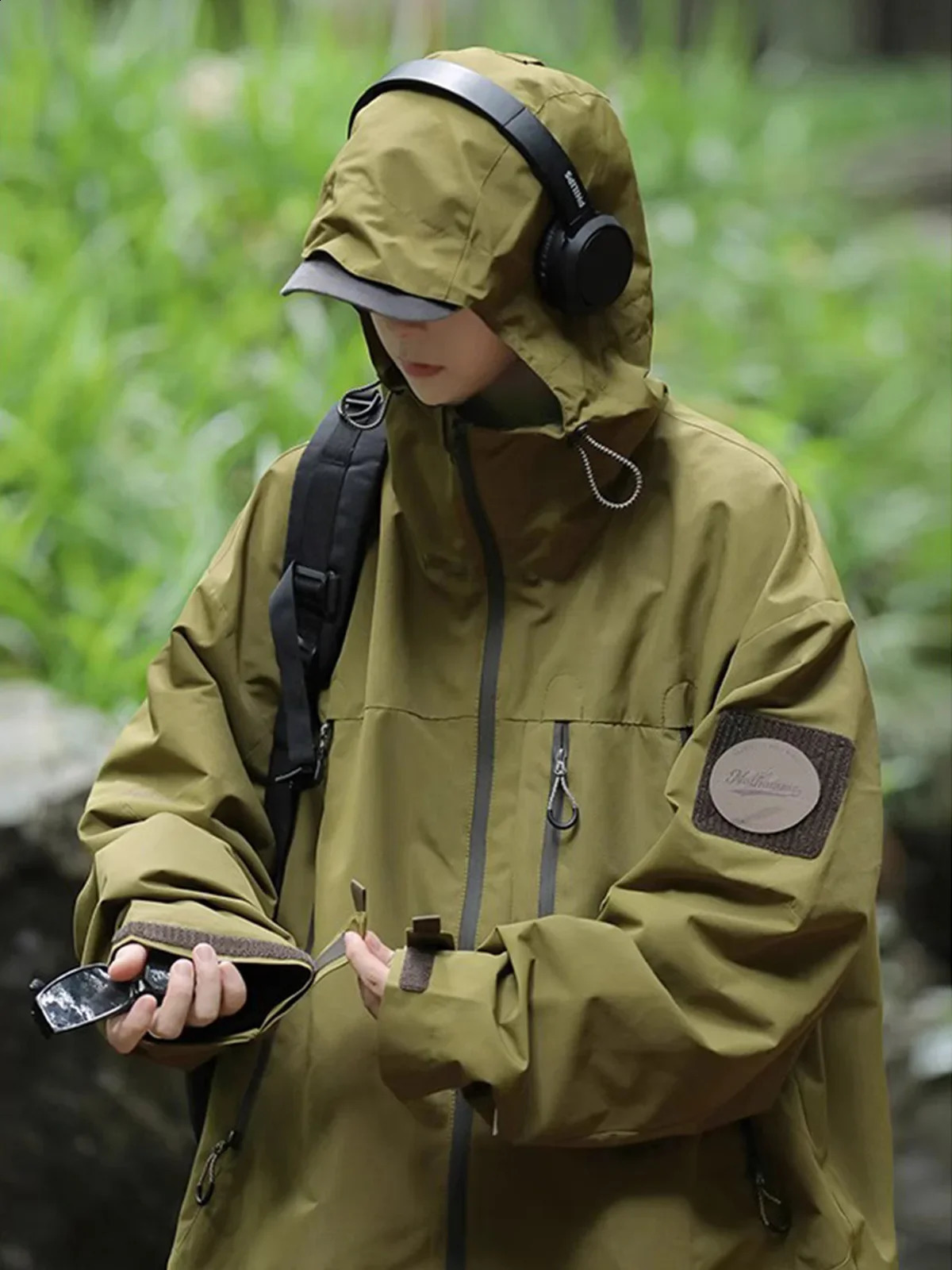 American style outdoor three function soft shell mens springsummer windproof sports top 240819