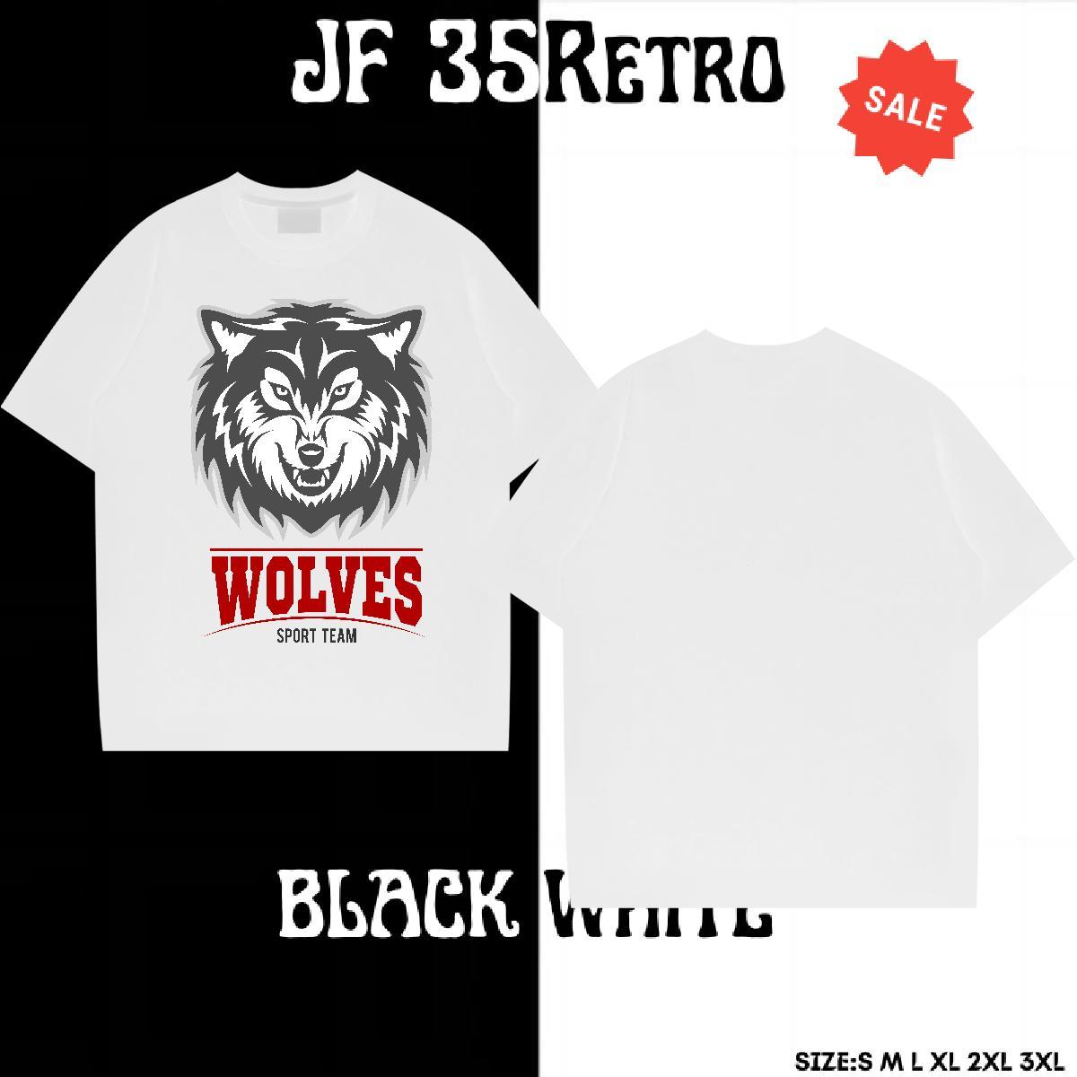 Unisex T-Shirts for Men wolf Breathable Short Sleeve Street Anime 230g Cotton Men Clothes T-Shirt 2024 Tees Shirts