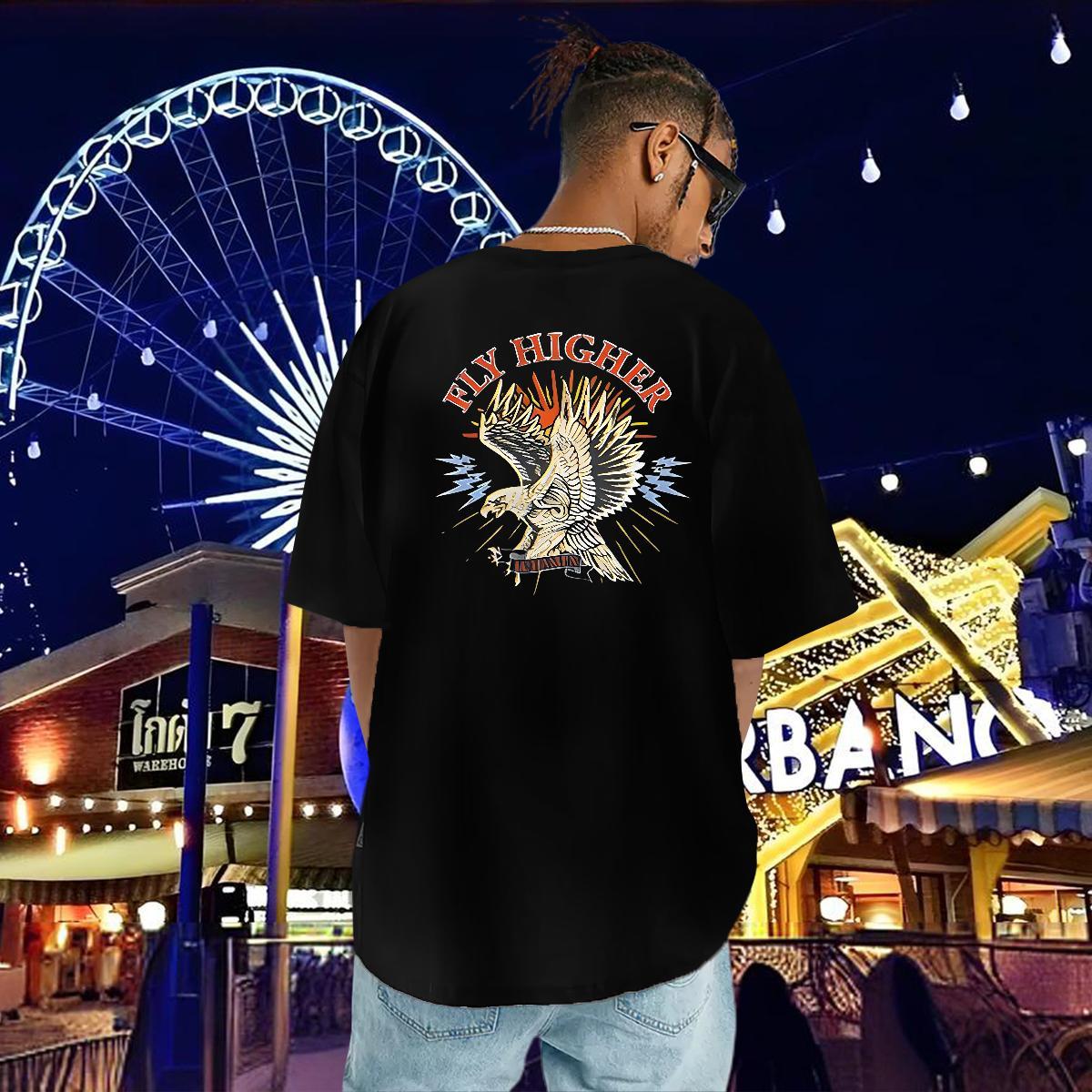 DIY Mens Tshirts cool Anime Printing Street 230g Pure Cotton Tops O Neck Short Sleeves High Quality Men T Shirts Custom Print Plus Size