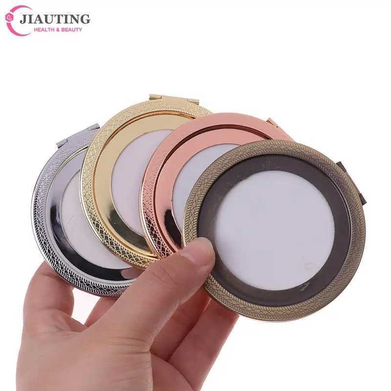 Foldable Cosmetic Hand Mirror Makeup Mirror Magnify Foldable Double Pocket Small Makeup Mirror For Travel Beauty Cosmetic Tool Y240819