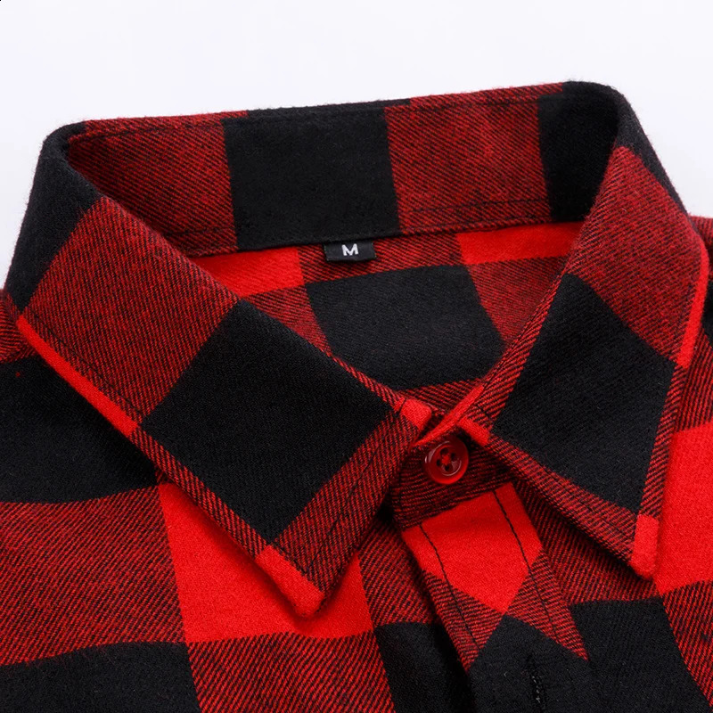 Mens Streetwear Thick Shirts Men Clothing Harajuku Color Block Plaid Shirt Long Sleeve Male Vintage Korean Fashions Clothes 240815
