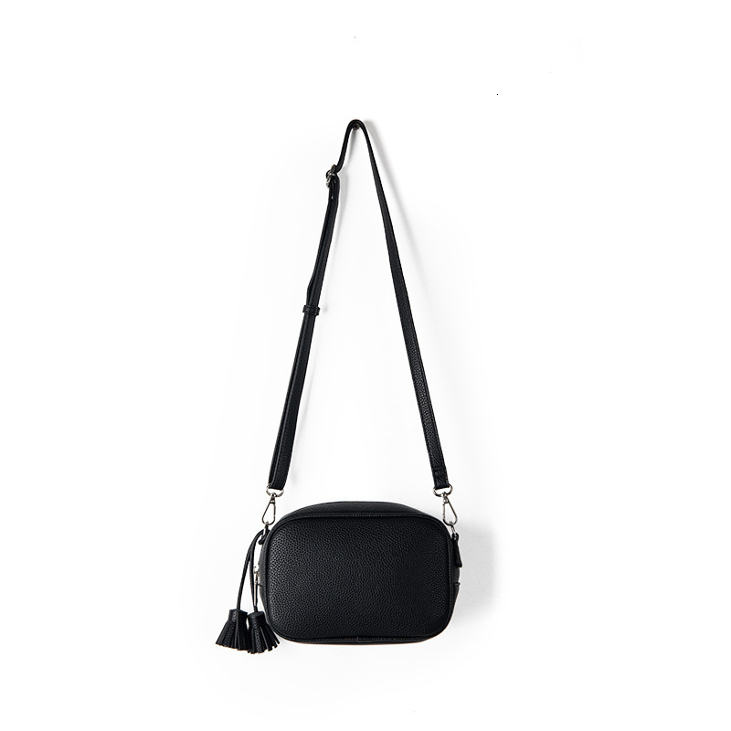 2024 Summer Tassel Box Crossbody Women's Simple and High end Fashion Style Single Shoulder New Small Square Bag