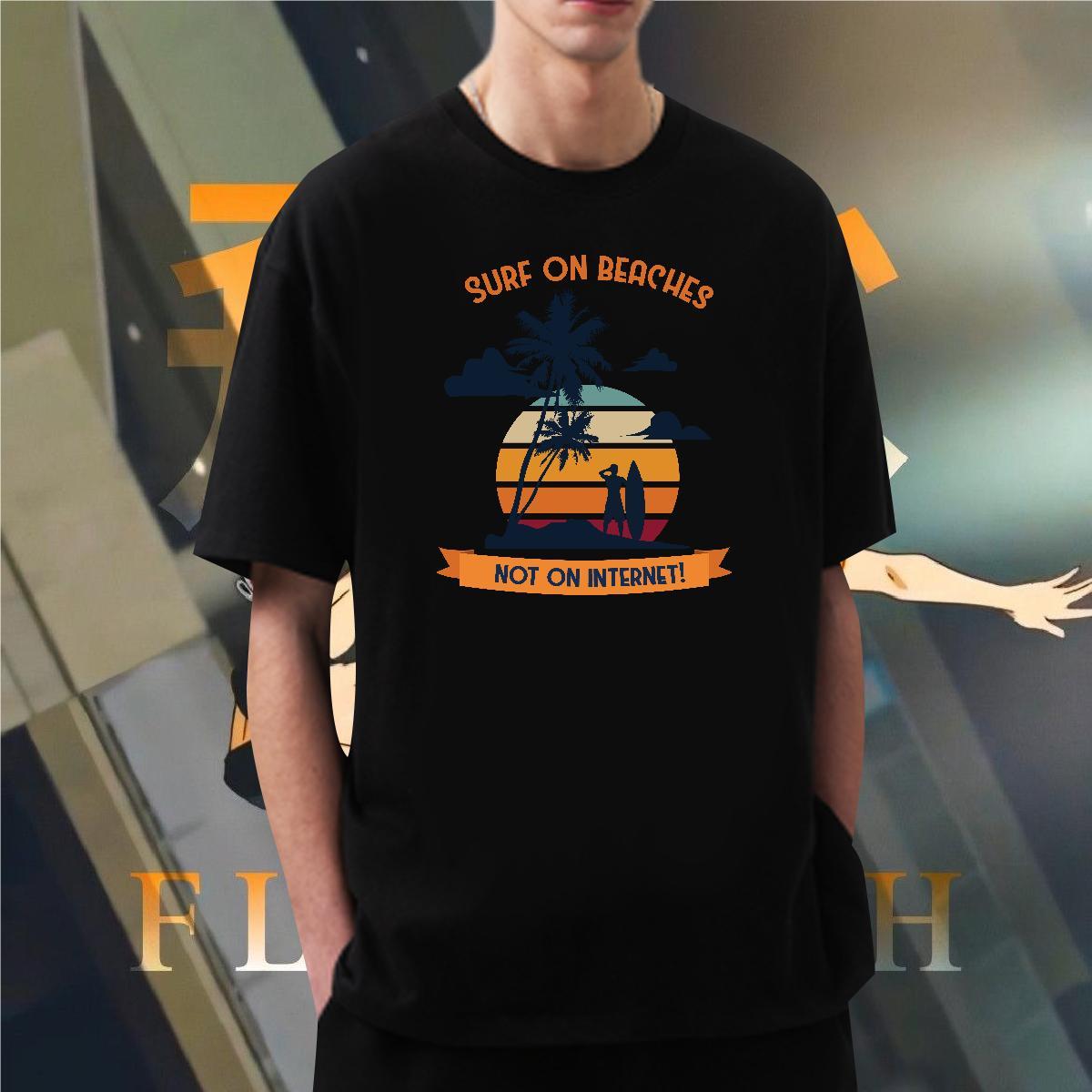 Designer beach 230g Cotton Couples T Shirts Beach Breathable Crew Neck Mens T Shirts Stylist Custom Print Oversized Tops Tees