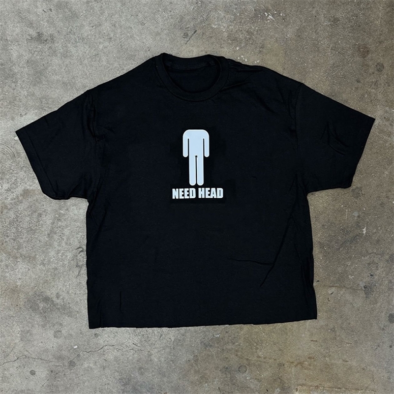 Vintage Y2K Cotton T-shirt Harajuku Graphic Print Punk Streetwear Tee Rock Goth Casual Top Hiphop Oversized Short Sleeve T-shirt 240819