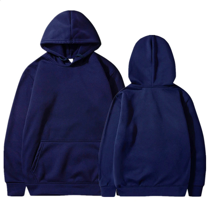 Fashion Fleece Pullover Hoodie Unisex Blank White Hoodies Men Wholesale Plain Hooded Sweatshirts For Men Sudaderas Para Hombre 240820