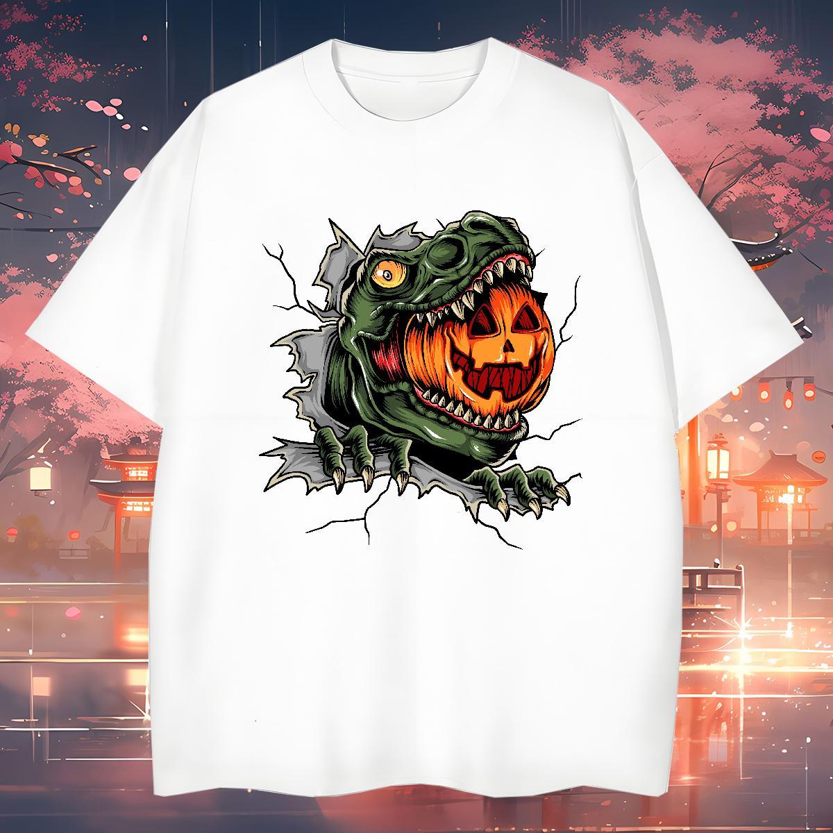 2024 New Men Tees crocodile Anime Printing Street 100% Cotton 230g Clothings Pure Cotton Brand T-Shirts for Men Custom Big Size
