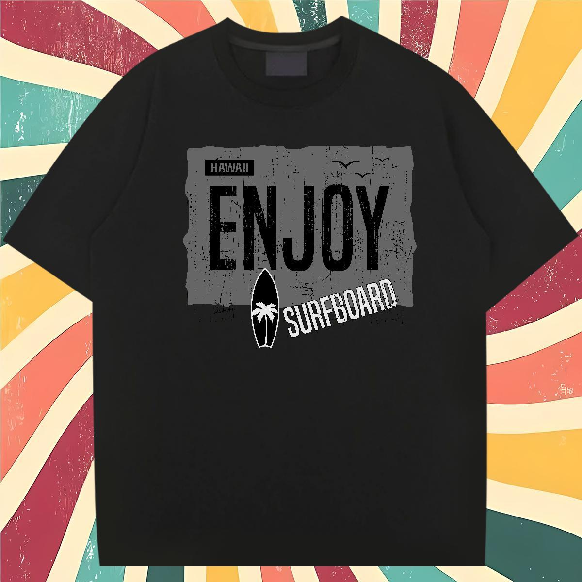 Cool stakeboarding 230g 100% Cotton Men Clothes T-Shirt Spring Summer O Neck Short Sleeves T Shirts Men DIY Custom Print Oversized Polos