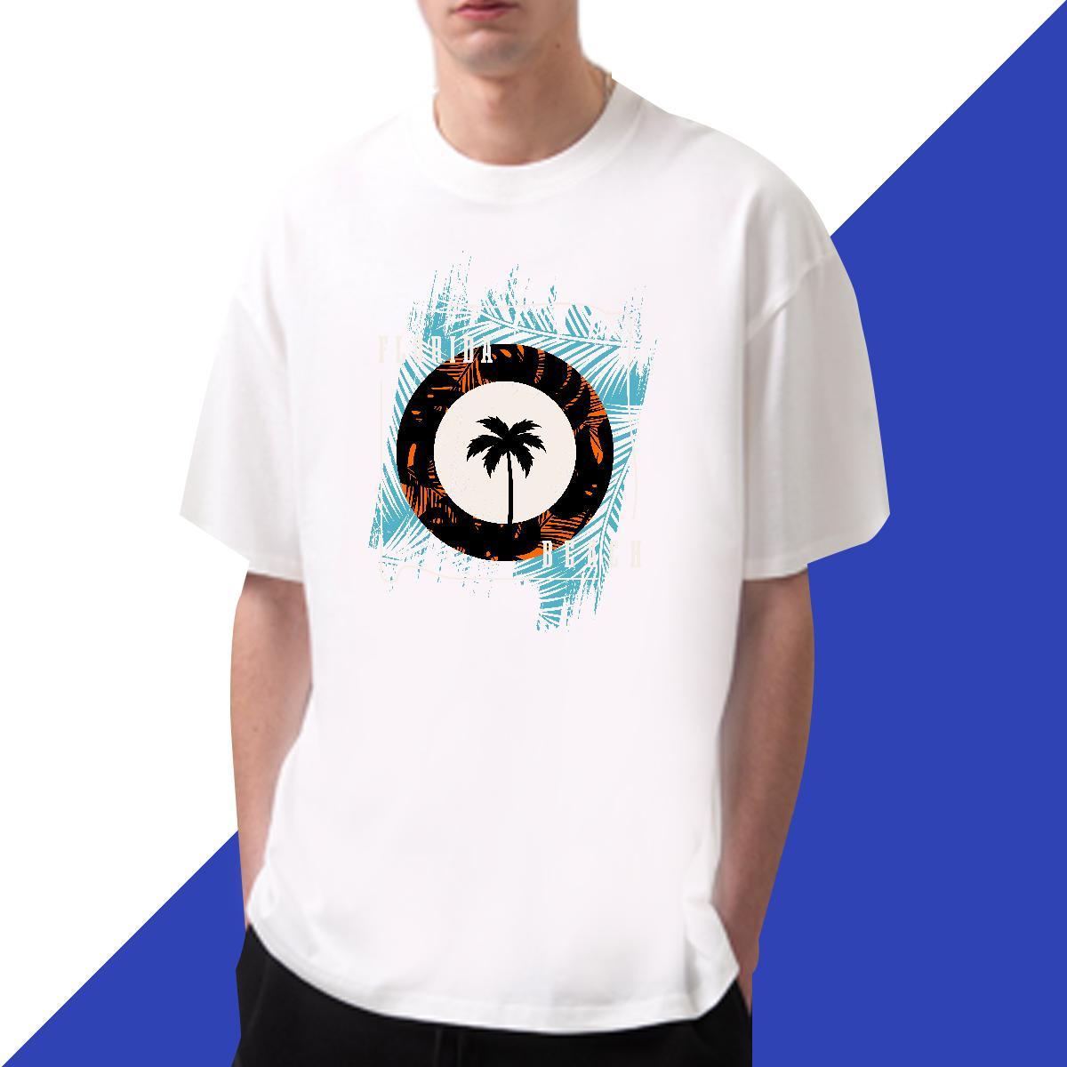 Comfortable Tshirt for Man Woman Daily Wear 230g Pure Cotton Plus Size Custom Crew Neck tree Mens T Shirts Classic Casual Tshirts