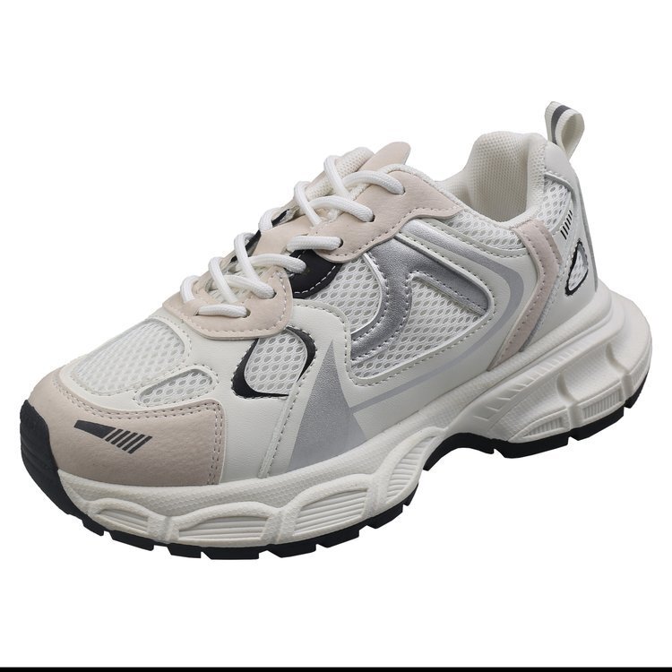 Ddmysports Mesh Breathable Sports New Fly Woven Casual Fashionable And Trendy Women S Thick Soled Mesh Shoes Korean Version Of Dad OUTDOOR