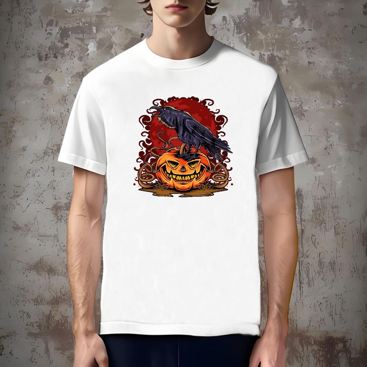 Soft T shirt eagle O-Neck Short Sleeve High Street Hip Hop Custom Cartoon 230g Cotton Couples T Shirts New Tees