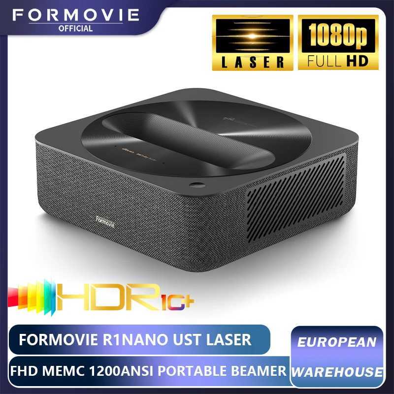 Formovie R1 Nano Ust Laser Projector Short Thorw 1200 ANSI Lumen 1080P HD Portable Home Theater Projectors Smart Outdoor Beamer CL240820