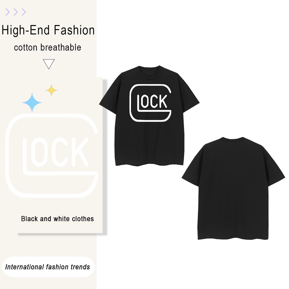 Loose letter 230g Pure Cotton Tshirt for Man Woman Casual Daily Wear Short Sleeve O-Neck T shirt Fashion New Custom Printed Tees
