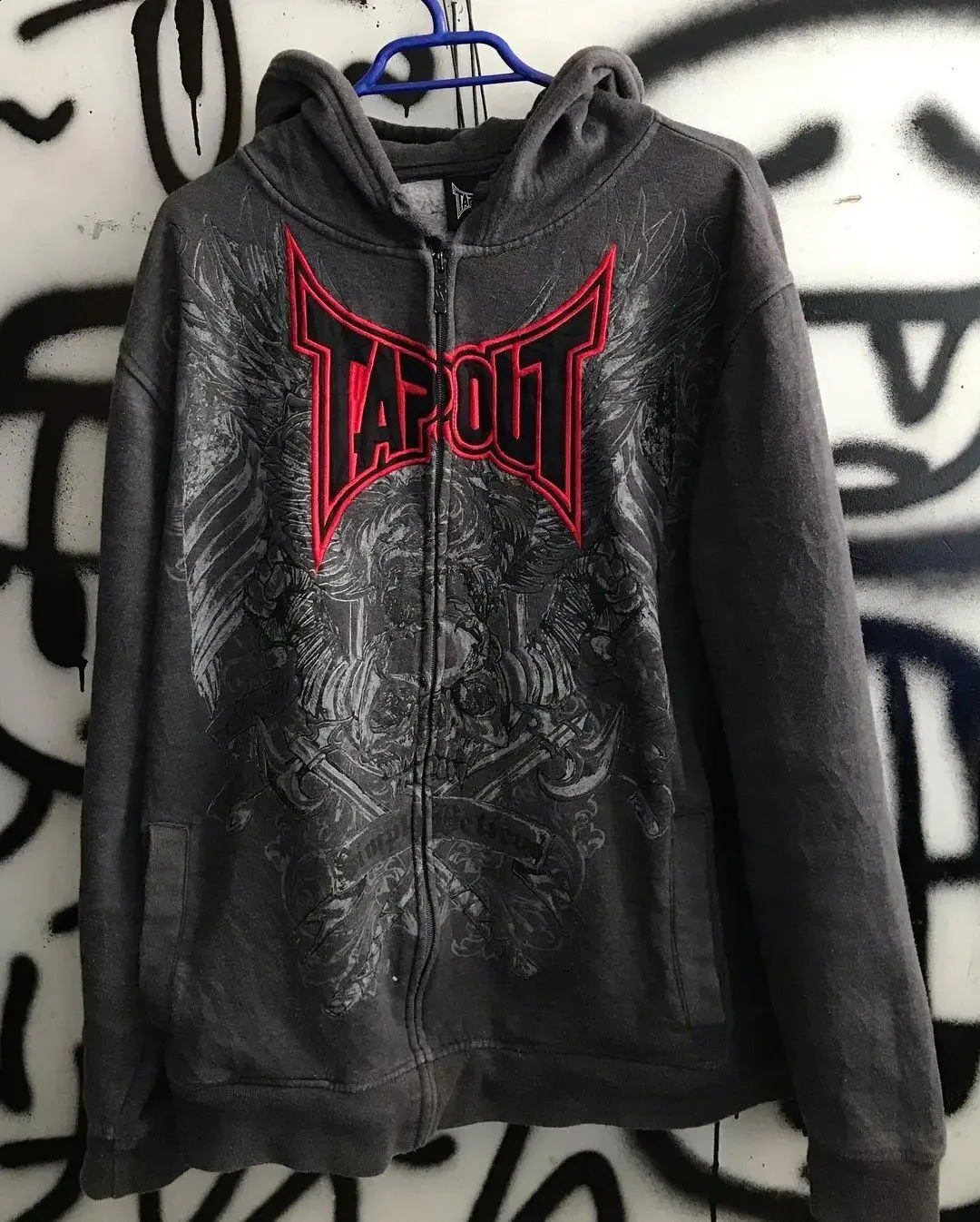 Harajuku Y2K retro skull print series zipper cardigan sweatshirt loose casual street top for men and women 240819
