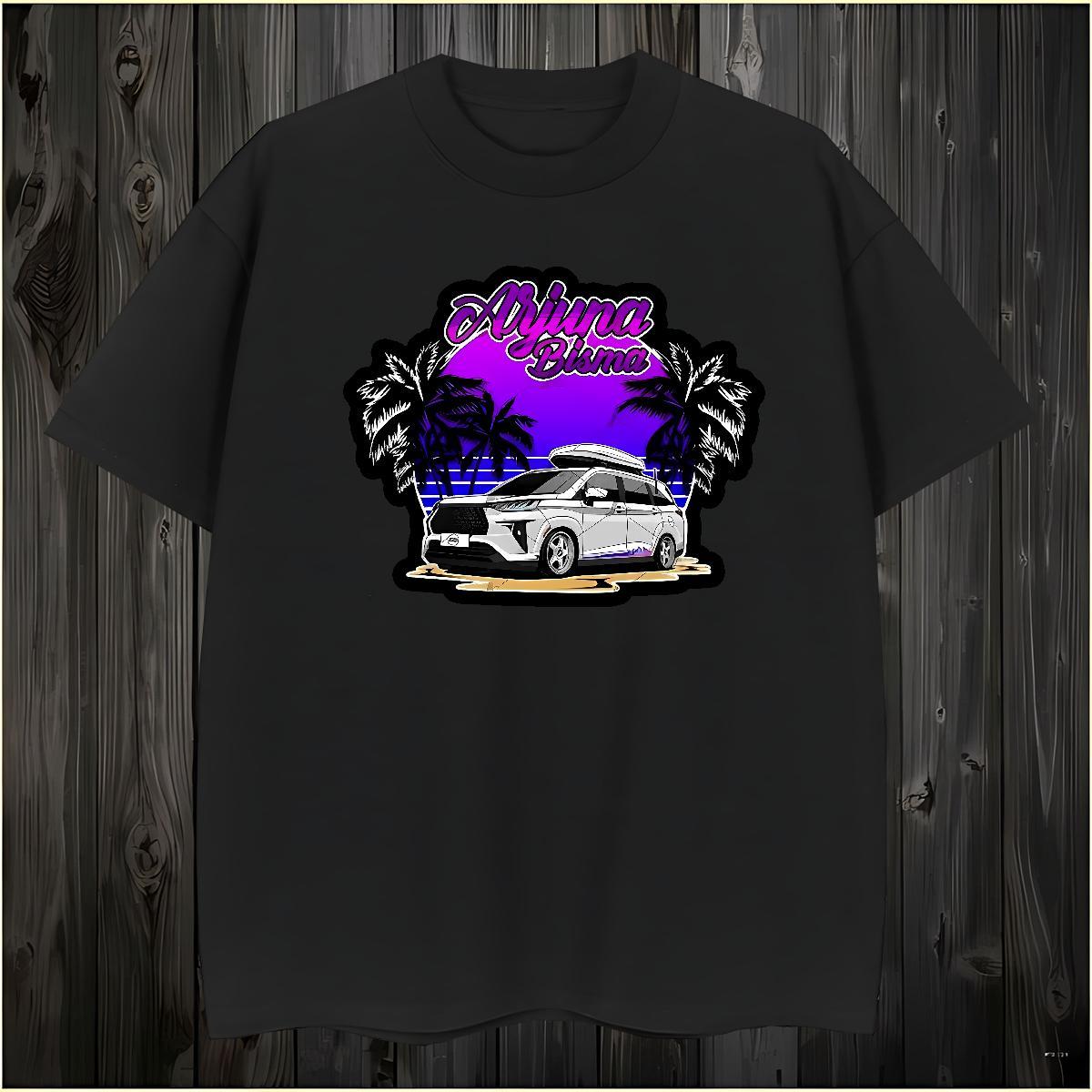 Unisex car T-Shirts for Men Beach Couples T Shirts 230g 100% Cotton Fashion Casual Crew Neck Customized Print Tee Shirt