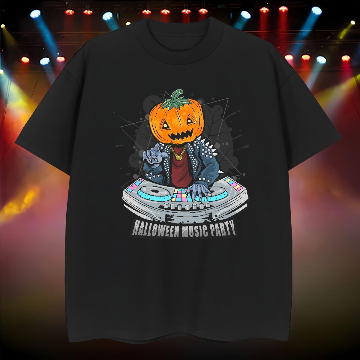 TOP Quality T Shirt For Man halloween Short Sleeve O-Neck Hip Hop Anime 230g Pure Cotton Men Clothes T-Shirt Designer Tshirts